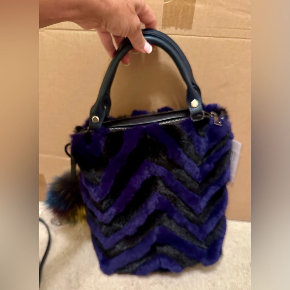 Boutique Mink & Fox Fur Crossbody